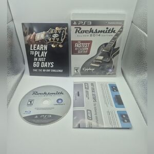 Rocksmith 2014 Edition Sony PlayStation 3 Game (PS3, 2014) CIB Game Only